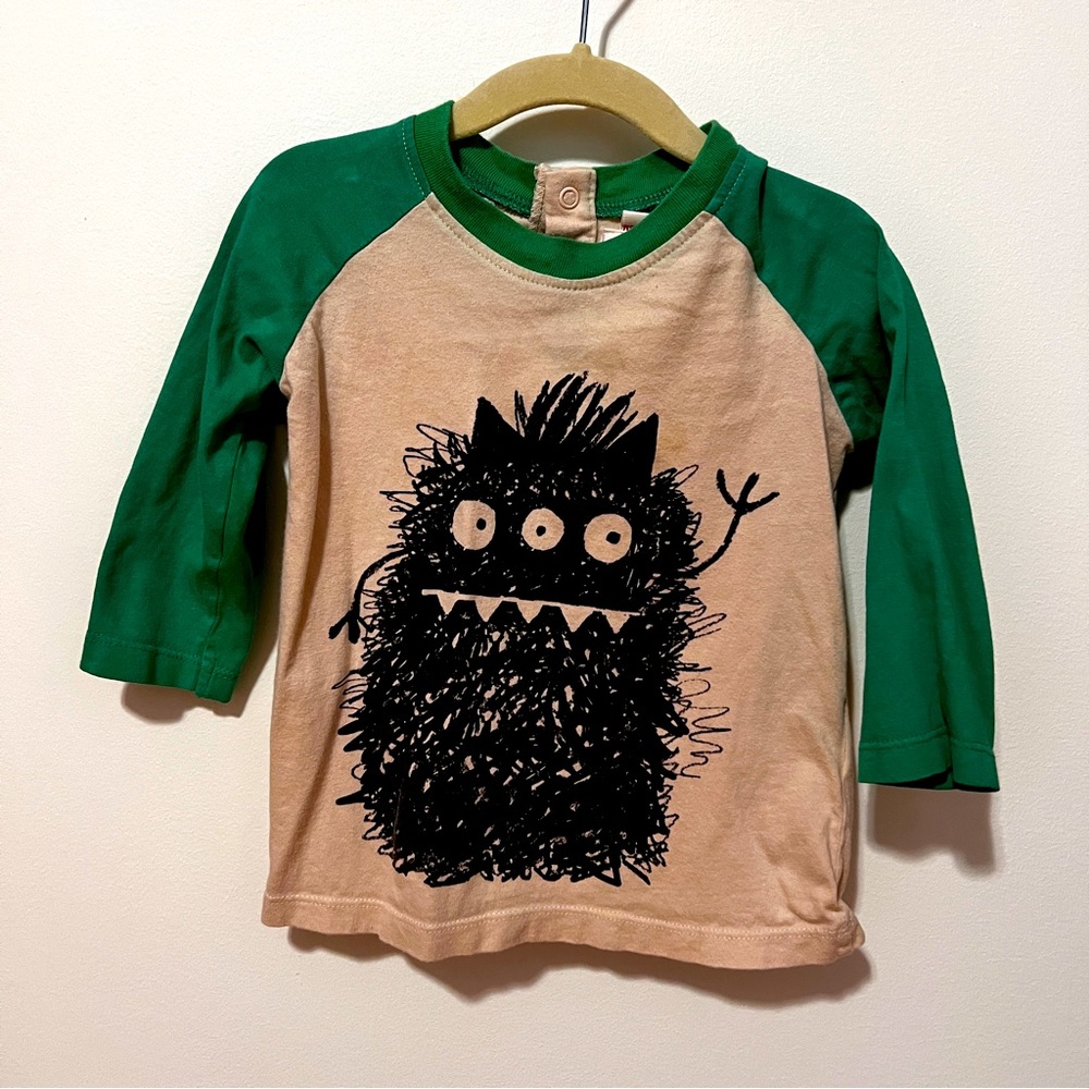 Scribble monster long sleeve t shirt for toddler